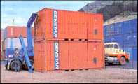 Loading a container